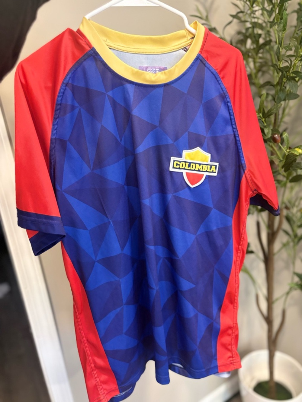 Colombia XCelsiusActive Blue & Red Soccer Jersey